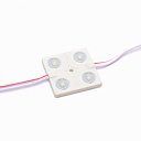 Модуль светодиодный ELP-4-2835-W 4SMD диодов 2835, с линзой, 160гр., 12В, IP65, белый