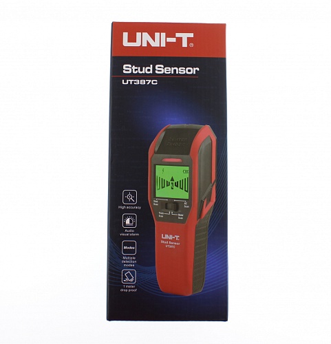 Детектор Uni-T UT387C "3 в 1" металл, дерево, электропроводка
