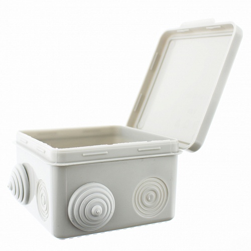 Коробка Navigator NSS-DB-80-80-50-7-GR распаячная открытого монтажа