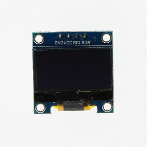 Дисплей OLED 0,96" 128x64 I2C SSD1306 (4 контакта) белые символы, для Arduino 