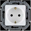 Розетка Legrand Inspiria с/у с з/к алюминий