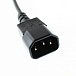 Кабель питания сист.блок-монитор Cablexpert PC-189, 1,8м, C13-С14, 6A, черный, с заземлением