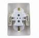 Розетка 2-ая с/у с з/к Schneider Electric ХИТ 250V 16A белый