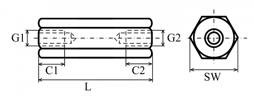 Стойка PCHSS-20 (никелированная латунь)