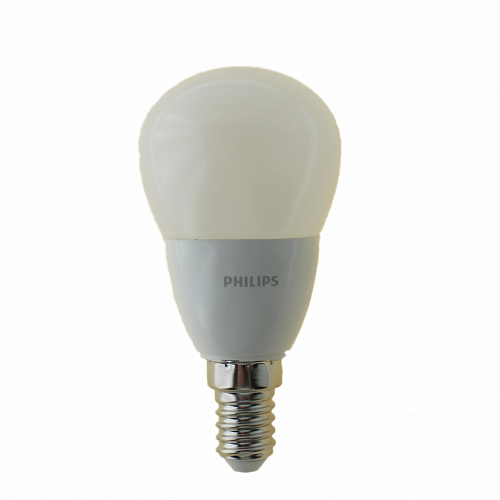 Лампа "шар" Philips Essential  LED 5.5W E14 827 P45 (аналог 60Вт, 520Лм, 2,7К)