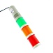 Колонна светосигнальная LTA-505-3-24-TJ-RYG D=50 мм, LED, 24VDC пост.свеч., зуммер, стойка+основание