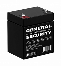 Аккумулятор свинцово-кислотный General Security GSL5-12 (12V, 5Ah)