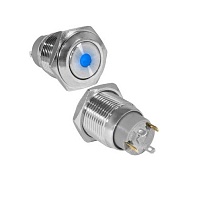 Кнопка антивандальная GQ16F-10ZD/J/B/N off-on