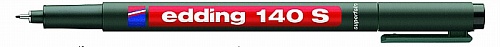 Маркер Edding 140S 0.3мм (черный), перманентный
