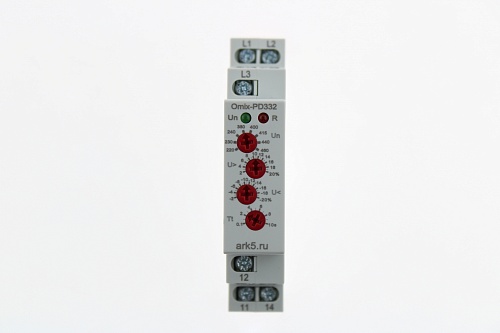 Реле контроля трехфазного напряжения Omix-PD-332 (для сетей без нейтрали)