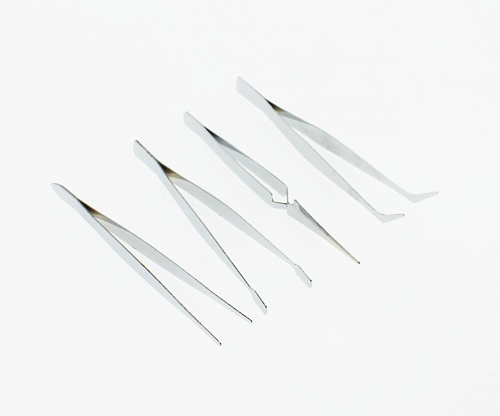 Пинцеты КУРС (набор 4шт)