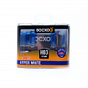 Галогенная лампа головного света HB3 BOCXOD Hyper White 5000K 12V 60W P20d 80903HW 2шт 1