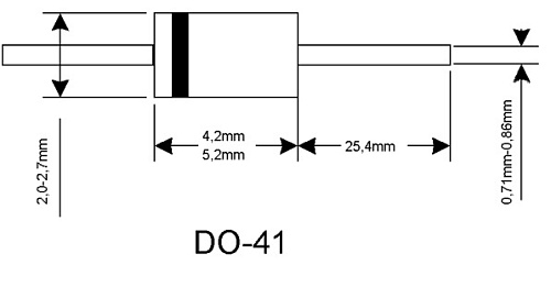 BZX85C5V1, Стабилитрон