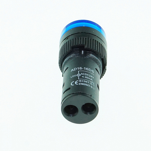 Индикатор ARG2-16FP-W-B24 (AR-AD16-16DS) синий =24В