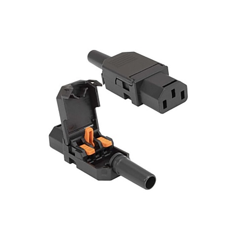 AC-048 розетка на кабель (220В) 3 контакта