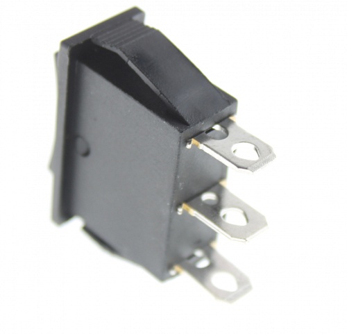 Переключатель клавишный KCD3-103-C6-B/3P on-off-on черный 