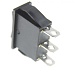 Переключатель клавишный KCD3-103-C6-B/3P on-off-on черный 