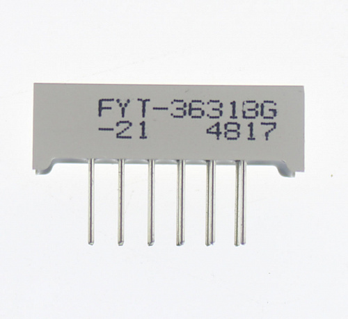 Светодиодный индикатор LED G 3DIG AN FYT-3631BG-21