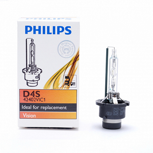 Автолампа ксеноновая D4S Philips Vision 42V 35W 