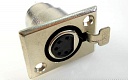 XLR гнездо на панель 28 5F, Разъём