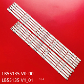 Подсветка для ТВ LG 55" (комплект 10шт) LB55135 V0_01+LB55135 V1_01