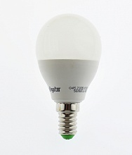 Лампа "шар" Navigator NLL-G45-8.5-230-6.5K-E14 (аналог лампы накаливания 75Вт, холодный белый)