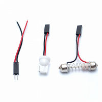 Разъем W5W(T10)/festoon(C5W) с проводом