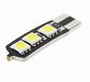 Светодиодная лампа T10 (W5W) 12V 5050 6 SMD LED Canbus White Lumen