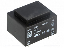 Трансформатор BV EI 304 2046 2.6VA 230V 2х9V 2х145mA