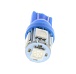 Светодиодная лампа T10 (W5W) 12V 5050 5 SMD LED Blue Lumen