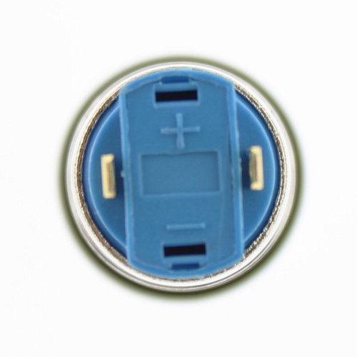 Переключатель кнопочный антивандальный D-12 mm steel ON-OFF (2pin)