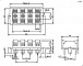 Зажим акустический 30x58мм (8 конт.), Зажим акустический 30x58мм (8 конт.)