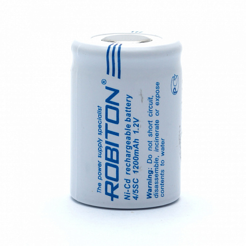 Аккумулятор Robiton 1200NC4/5SC SR2 (Ni-Cd, 1.2V, 1200mAh) для аккумуляторных шуруповертов