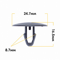 Клипса крепежная MASUMA KJ-326