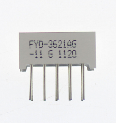 Светодиодный индикатор LED R 2DIG AN FYD-3621AG-11