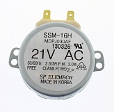 Двигатель для СВЧ SP Elemech SSM-16H 21VAC 2,5/3 об/мин 