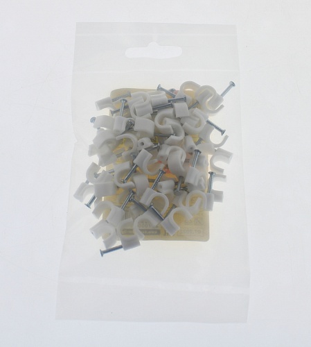 Скоба-держатель для круглого кабеля NCR-07-50 (50 шт)