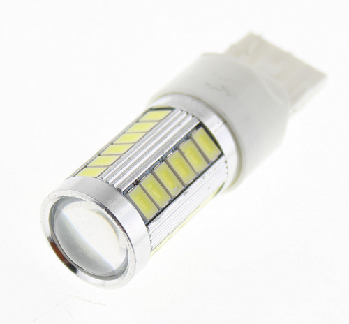 Светодиодная лампа W21W (T20) 12V  5630-30 SMD White Lumen