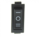 Переключатель клавишный KCD3-103-C6-B/3P on-off-on черный 