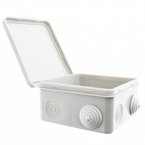 Коробка Navigator NSS-DB-100-100-50-8-GR распаячная открытого монтажа