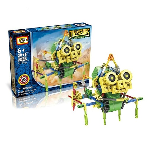 Loz-3016 Динозавры "Цератопс",117 деталей
