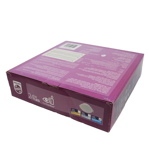 Светильник Philips 59471 MESON 200 24W WH recessed LED (24Вт, 1820Лм, 6,5К) Повреждение упаковки