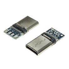 USB3.1 TYPE-C 24PM-035 штекер на кабель, Разъём