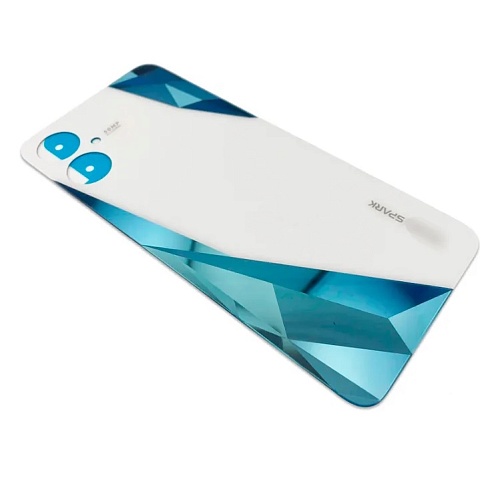 Задняя крышка для Tecno Spark 9 Pro (KH7N) белый (Sport Edition)