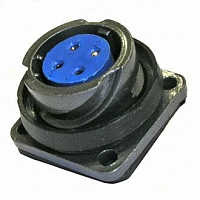 FQ18-4ZK розетка на корпус, Разъем