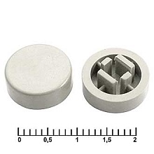 Колпачок A37 (11,9х4,6мм) белый