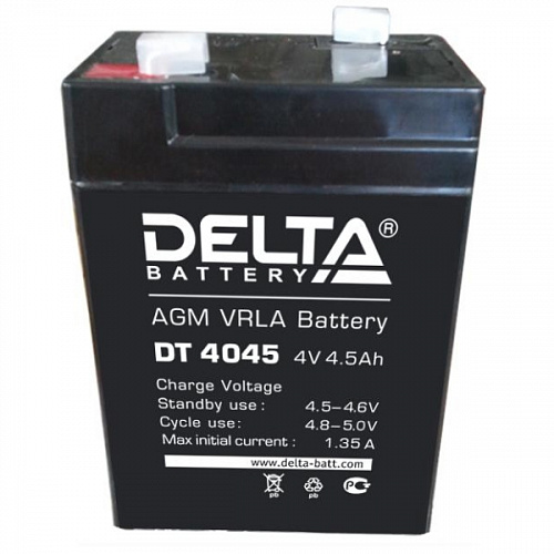Delta DT 4045 (4V, 4.5A), 47х47х101/105
