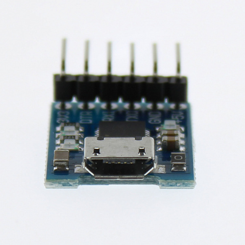 Модуль MicroUSB гнездо - UART (TTL на базе CP2102) для Arduino	 