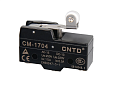 Концевой микропереключатель CM-1704 CNTD с роликовым рычагом, 15А / 250В / 1NO+1NC