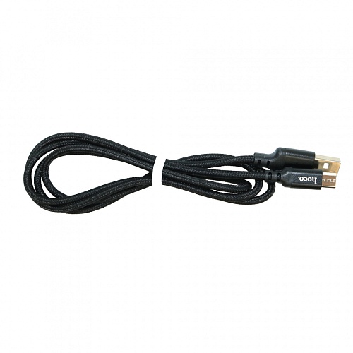 Шнур HOCO X14 USB Micro/ 1m/ 2A/ Нейлон/ Black